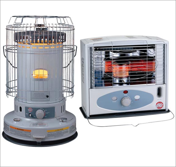 Indoor kerosene heaters. Click here for kerosene heaters